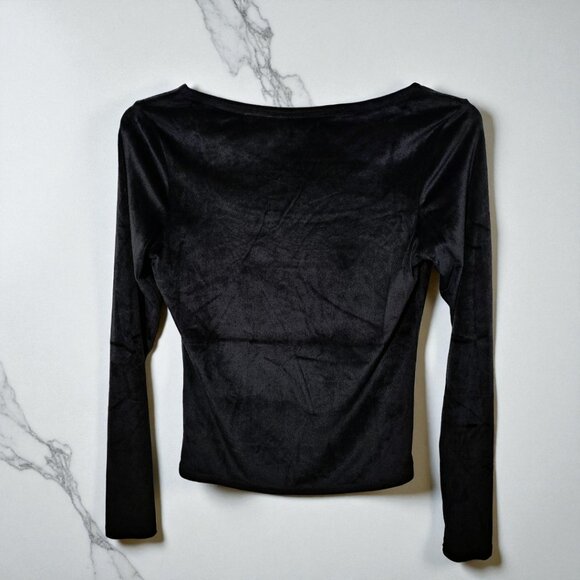 Juicy Couture Large Black Long Sleeve Top - Picture 10 of 11